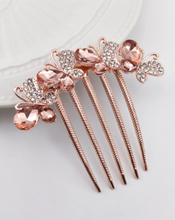 Load image into Gallery viewer, Rhinestone Butterfly Decor Hair Pin
