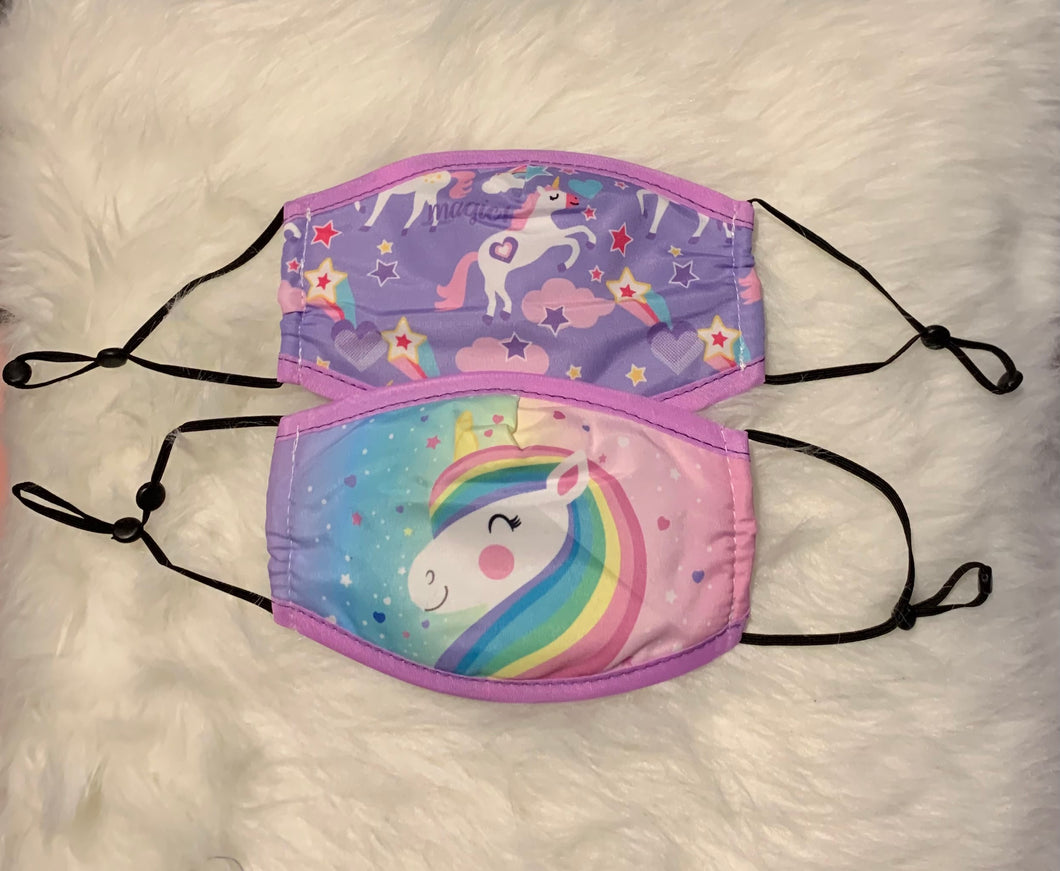 Kids Unicorn Magic Mask 2PK