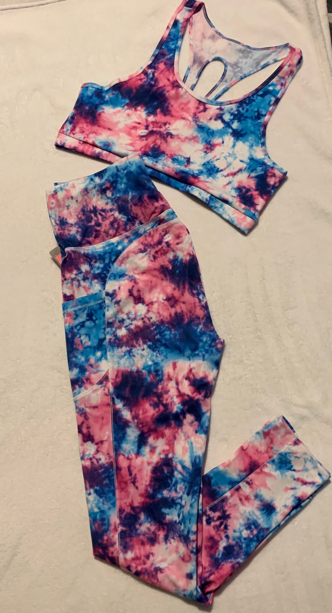 Push Up 2 Piece Multi Color Leggings