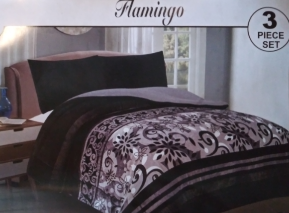 Thick Borrego Blanket 3 Piece Bed Set