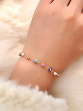 Load image into Gallery viewer, Random Color Evil Eye Bracelet
