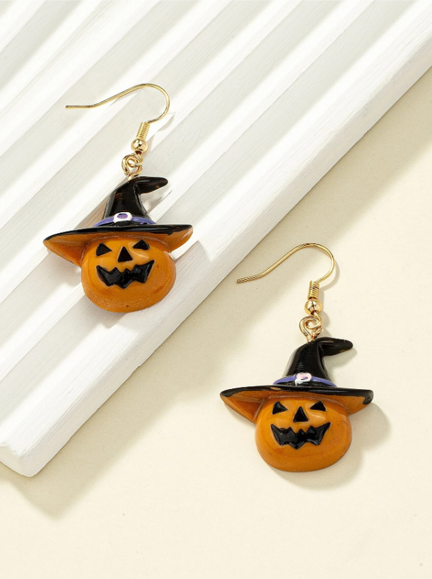 Pumpkin Drop Pair Of Earrings