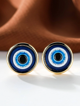 Load image into Gallery viewer, Evil Eye Pair Of  Earrings
