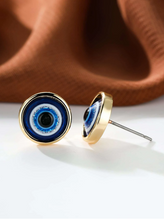 Load image into Gallery viewer, Evil Eye Pair Of  Earrings
