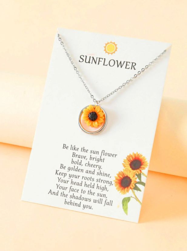 Sunflower Beauty Necklace