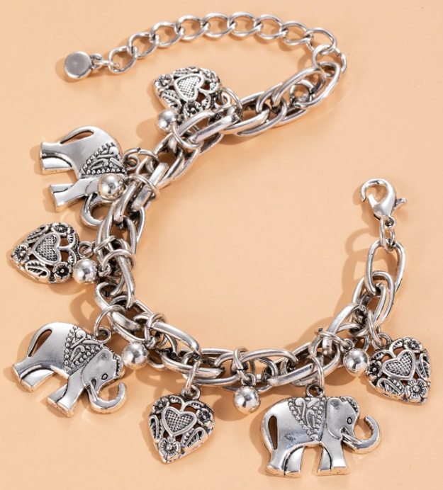 Elephant Charm Bracelet/Anklet