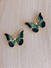 Load image into Gallery viewer, Butterfly Design Stud Earrings
