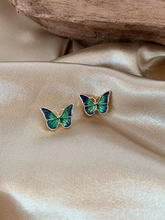 Load image into Gallery viewer, Butterfly Design Stud Earrings
